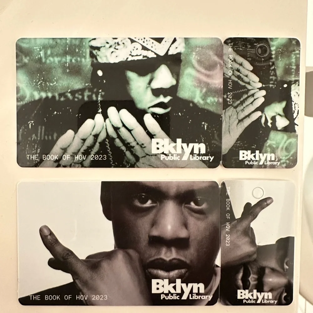 Bklyn Public Library Card Set - Rare Jay Z - Picture 1 of 2